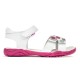 Flex - Jacqueline White Fuchsia Sandal