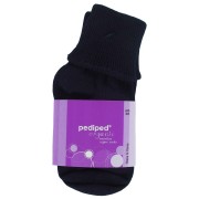 Organic Cotton Turn Cuff Socks (Colour: Navy)